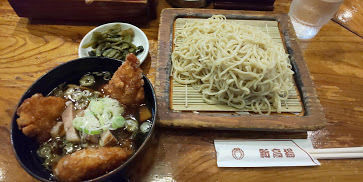 「ミックスつけ麺中盛」@新高揚の写真
