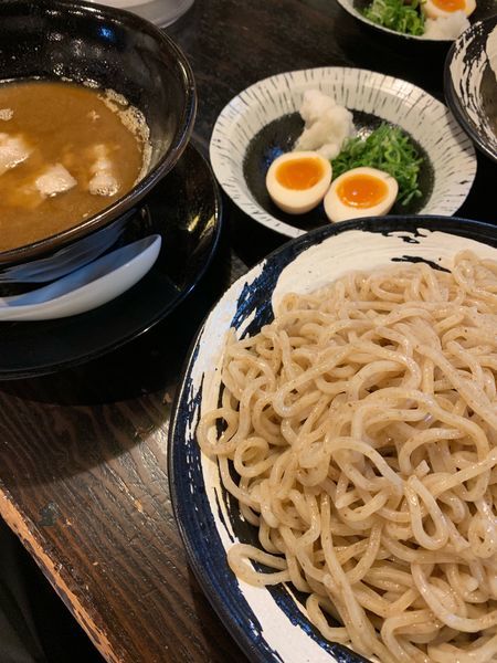 「つけ肉そば」@一丸の写真