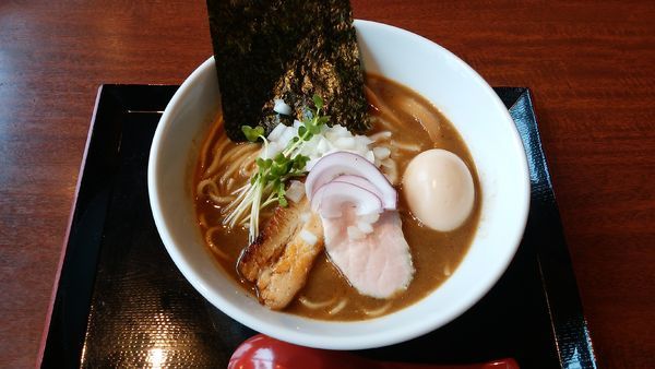 「ニボトンらーめん¥780-+味玉¥100-」@中華そば 蓮の華の写真