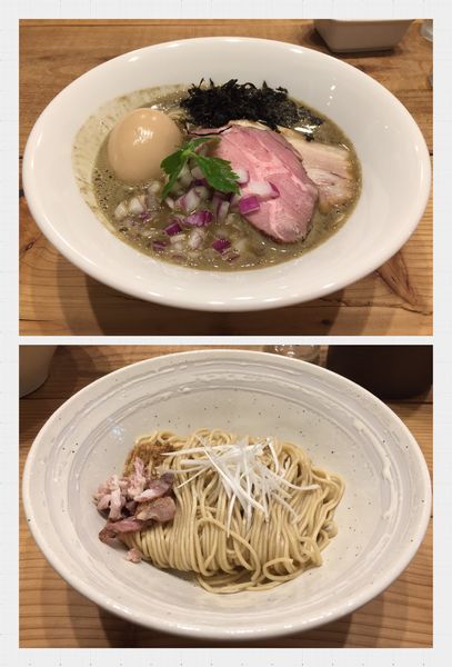 「【限定】Squid.conc.＋味玉＋和え玉(白しょうゆ)」@The Noodles & Saloon Kiriyaの写真