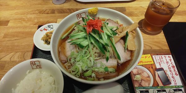 「中華風冷やしラーメン」@喜多方ラーメン坂内 新宿パークタワー店の写真