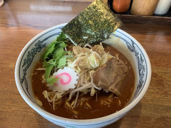 「味噌煮干しラーメン」@麺や 六三六 岐阜店の写真