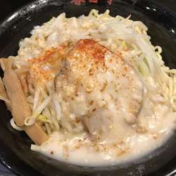 鳥豚油そば特盛¥880