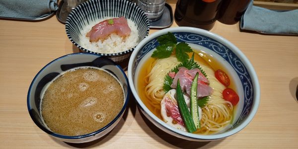 「金目鯛のつけそば」@寿製麺 よしかわ 西台駅前店の写真