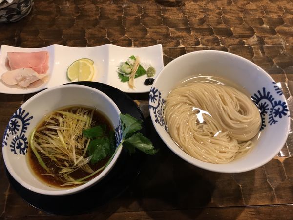 「昆布水つけ麺」@特級鶏蕎麦 龍介の写真
