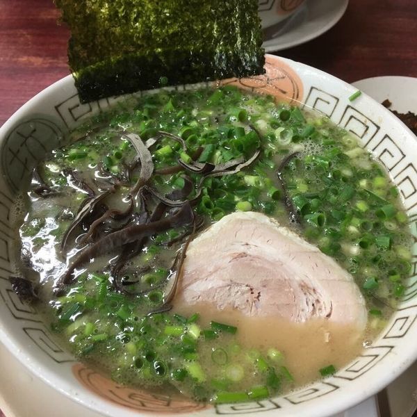 「ねぎらーめん」@博多長浜らーめん 楓神の写真