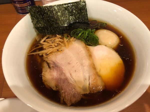 「味玉ラーメン」@自家製手もみ麺 鈴ノ木の写真