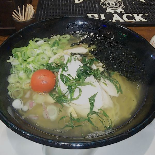 「塩ラーメン（真ダイ）」@遊飯家 酒舞の写真