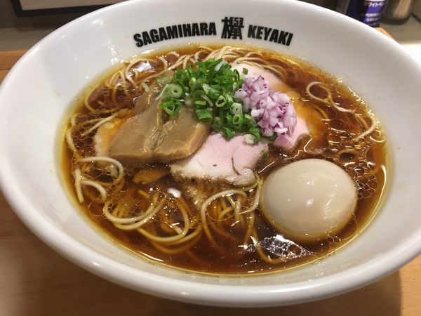 「醤油ラーメン 味玉」@Sagamihara 欅の写真