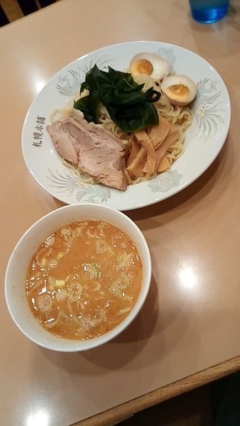 「つけ麺（味噌）８４０円」@札幌本舗 新宿アイランド店の写真