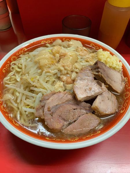 「大ラーメン麺マシ」@ラーメン二郎 上野毛店の写真