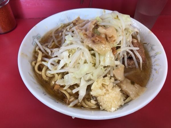 「豚5枚小ラーメン¥750」@ラーメン二郎 環七一之江店の写真