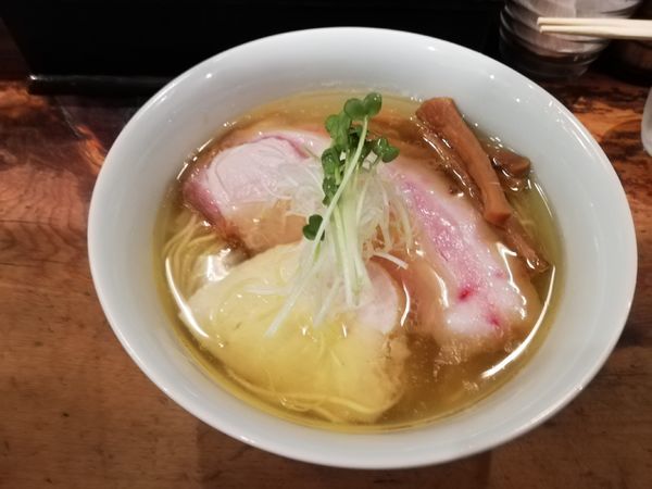 「塩そば」@中華そば しば田の写真