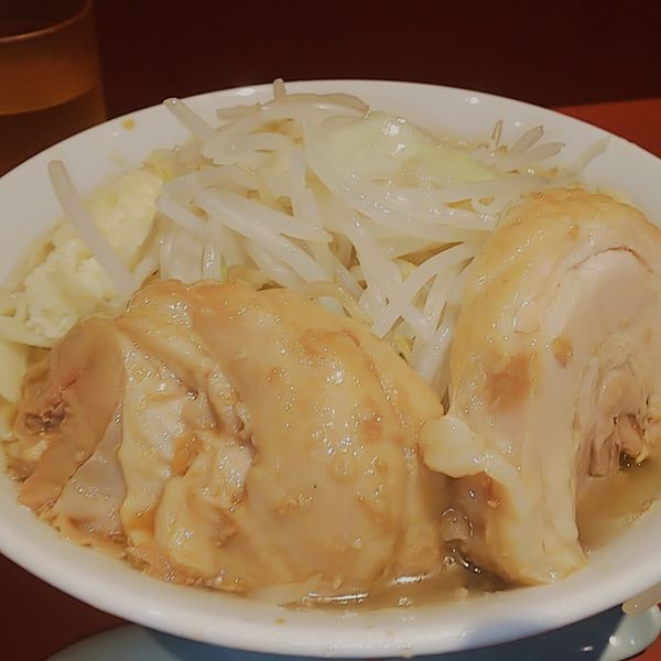 「小ラーメン麺少なめニンニク」@ラーメン二郎 荻窪店の写真