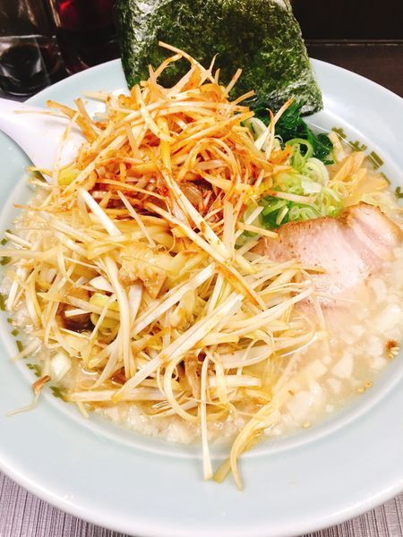 「赤白ダブルネギ 塩ラーメン」@ラーメンショップ椿 ひたちなか店の写真