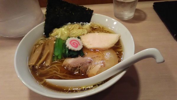 「中華そば　+　ワンタン」@中華ソバ ちゃるめの写真