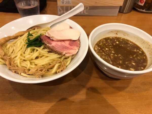 「濃厚煮干つけめん 大盛 あつもり 880円」@つけめん桜坂の写真