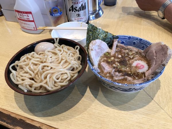 「つけチャーシュー+ビール」@くり山の写真