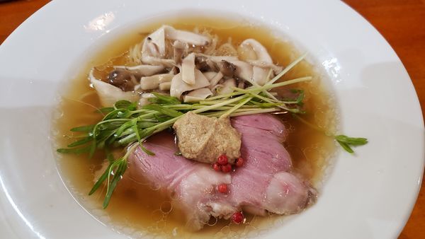 「ポルチーニ香る我飯醤油らーめん」@麺道 わがまんまの写真