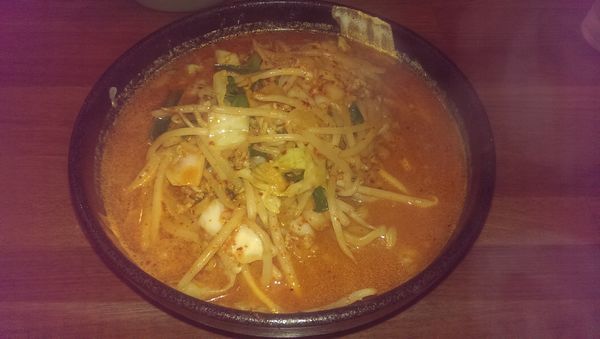 「撫子みそラーメン、大盛」@煮干し らーめん てのごい屋 生田店の写真