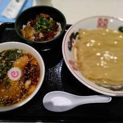 つけそば（並）+チャーシュー飯