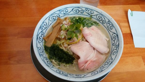 「【限定】冷やし牡蠣そば¥890-」@栃木中華そば 神志の写真