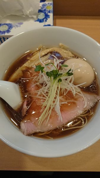 「特製醤油中華そば」@中華そば 流川の写真