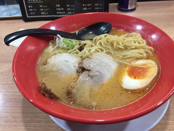 「えび豚骨味噌拉麺¥732+税」@えび豚骨 真面目の写真
