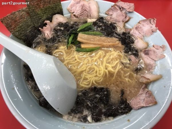 「くろばらチャーシューメン (1,030円)」@ラーメンショップ椿 酒々井SP前店の写真