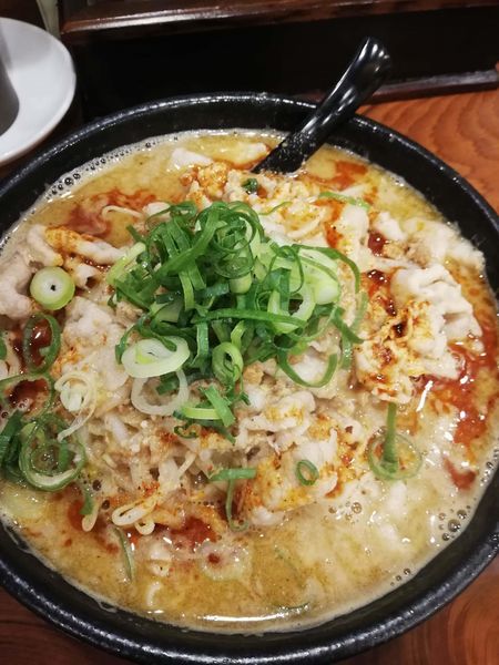 「濃厚豚骨魚介辛肉味噌ラーメン」@麺処 若武者の写真