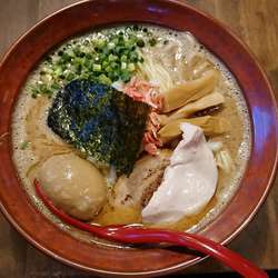 濃厚味玉海老むじゃきそば