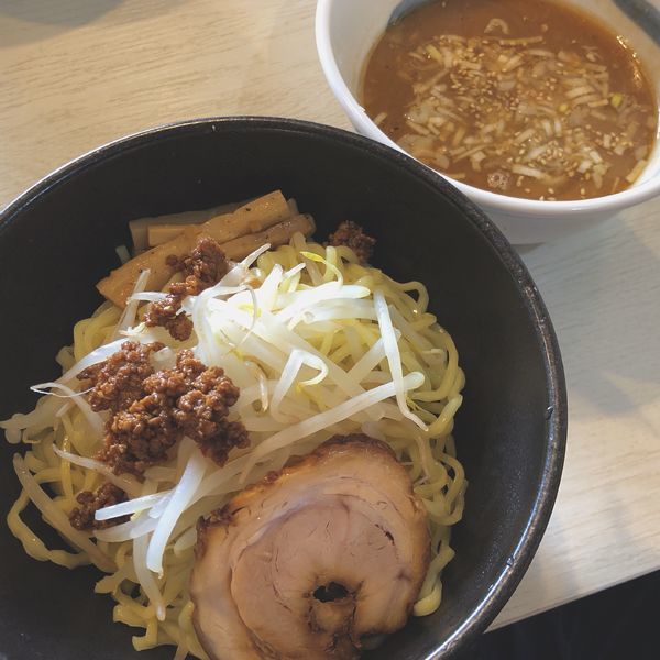 「【限定】味噌つけ麺＋アサヒビール（中瓶）」@麺屋 誉の写真
