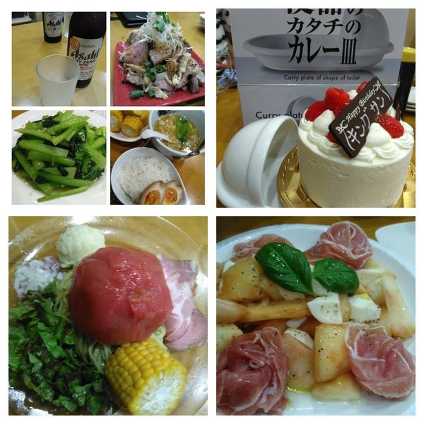 「【限定】桃果汁つけトマトのせジュノベーゼパスタなど」@麺屋 扇 SENの写真