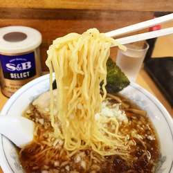 中華そば大盛の薬味増し