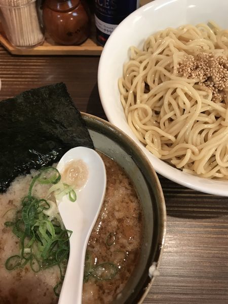「背脂醤油つけ麺、サービス大盛」@環七ラーメン SEABURAジョニーの写真