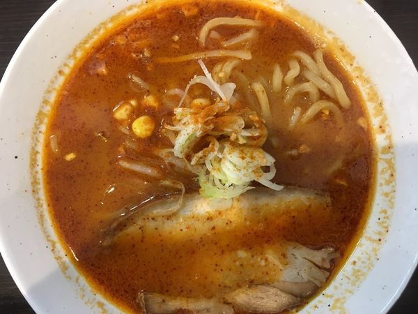 「【限定】スパイシー味噌ラーメン 840円」@拉麺 ほそやの写真