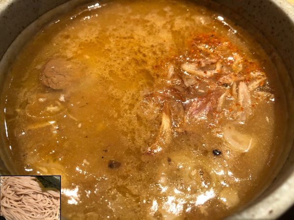 「渡り蟹のつけ麺」@麺屋 百式 西小山本店の写真