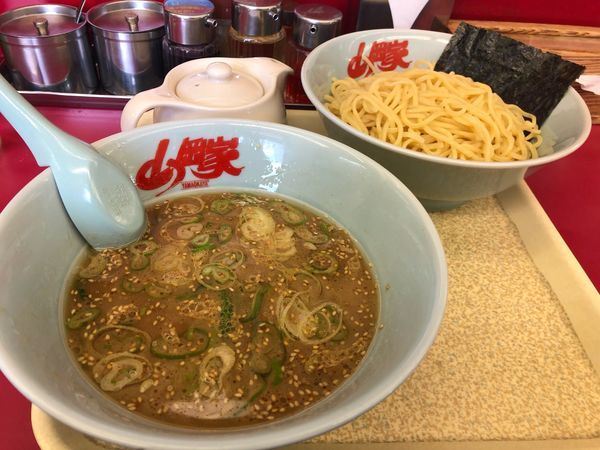 「醤油つけ麺中盛り」@ラーメン山岡家 足利店の写真