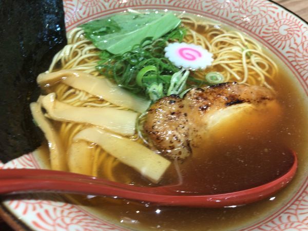 「限定：鶏×麹の魚醤　あご煮干ししょう油鶏そば」@鶏そば かぐら屋の写真