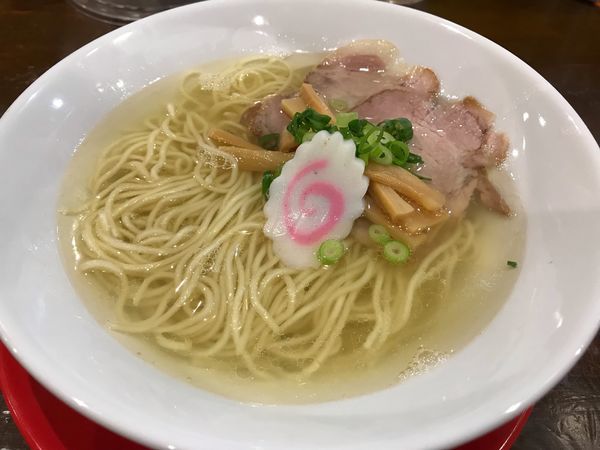 「【限定】清流煮干塩らーめん 750円」@麺王道 勝の写真
