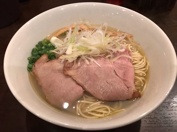 「貝出汁そば 塩  780円」@麺屋 くまがいの写真