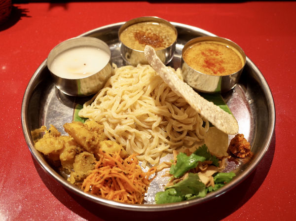 「ミールスつけめん…1180円」@スパイスらぁめん釈迦 池袋店の写真