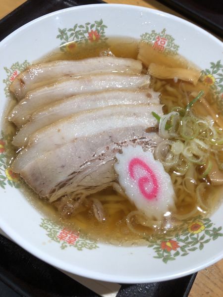 「佐野チャーシューラーメン」@東北自動車道 佐野SA 上りスナックコーナーの写真