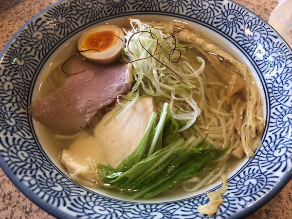 「淡麗塩そば750円」@麺処 かつ善の写真