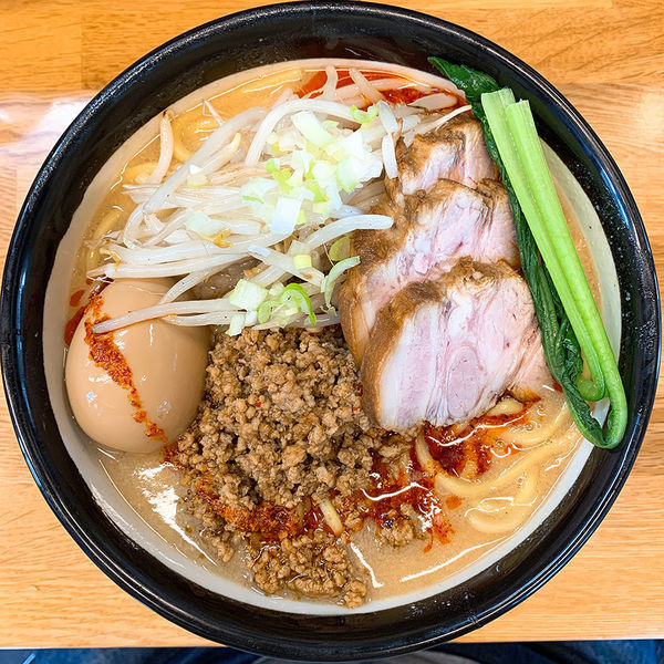 「ちゃーしゅー担々麺＋味玉」@味噌っ子 ふっくの写真