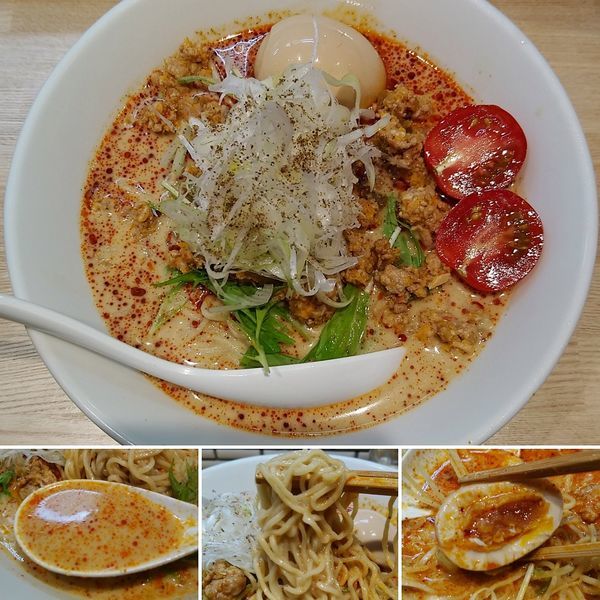 「冷やし担々麺＋味玉＝950円」@中華ソバ ビリケンの写真