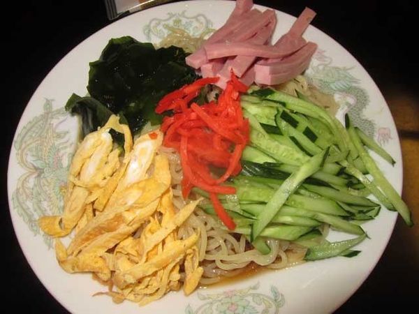 「冷やし中華　800円」@大釜 本店の写真