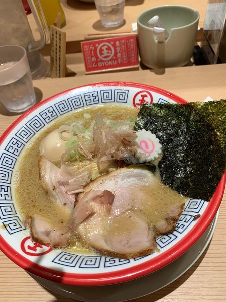 「特製とろりそば」@東京煮干し らーめん 玉 東京駅店の写真