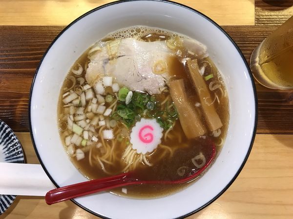 「醤油煮干し中華そば」@らーめん大衆酒場 一富士の写真