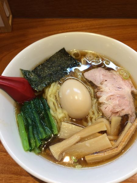 「らぁめん750円➕味玉100円」@神田らぁめん 悠 HARUKAの写真